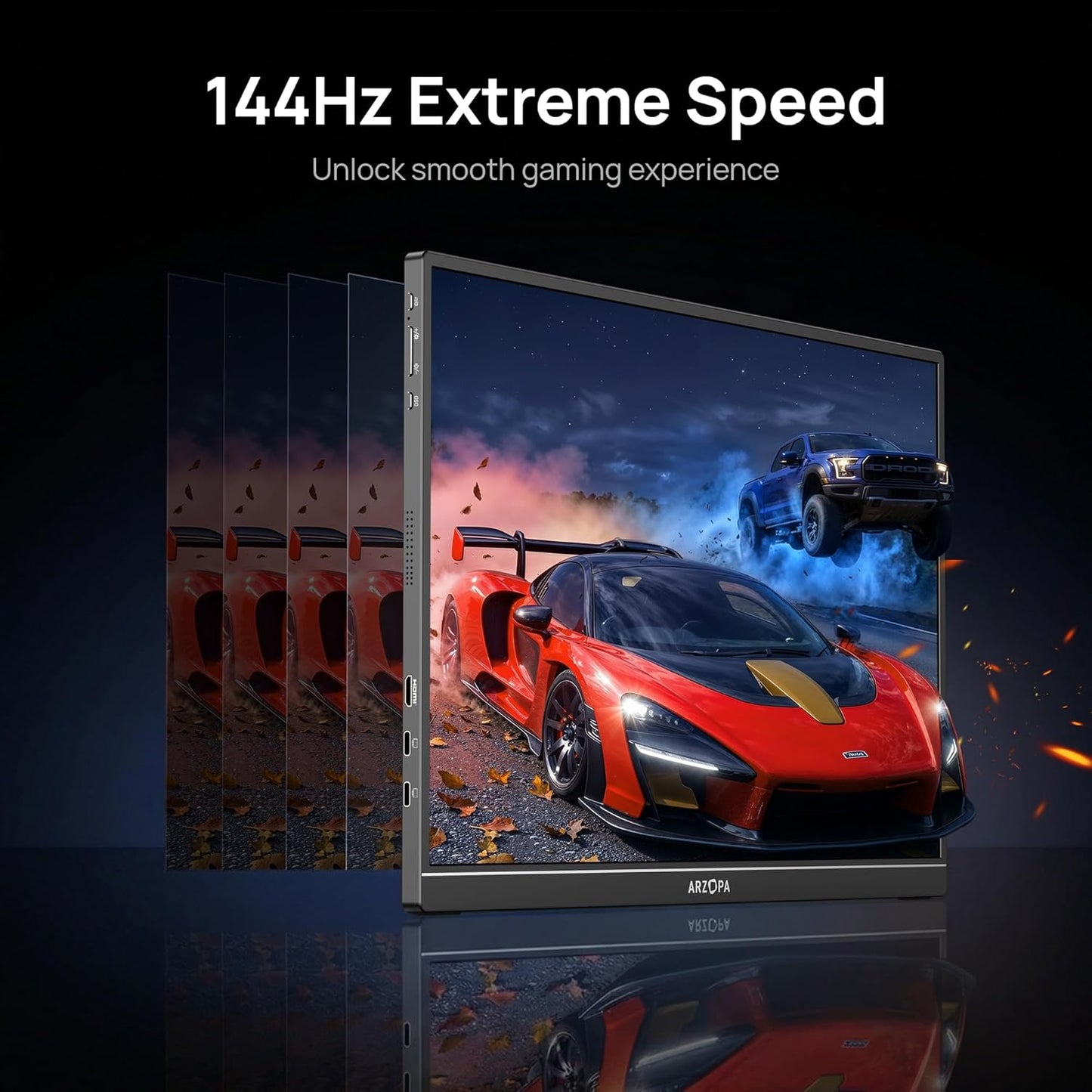 Ultra-Slim 144Hz Gaming Monitor 16.1"