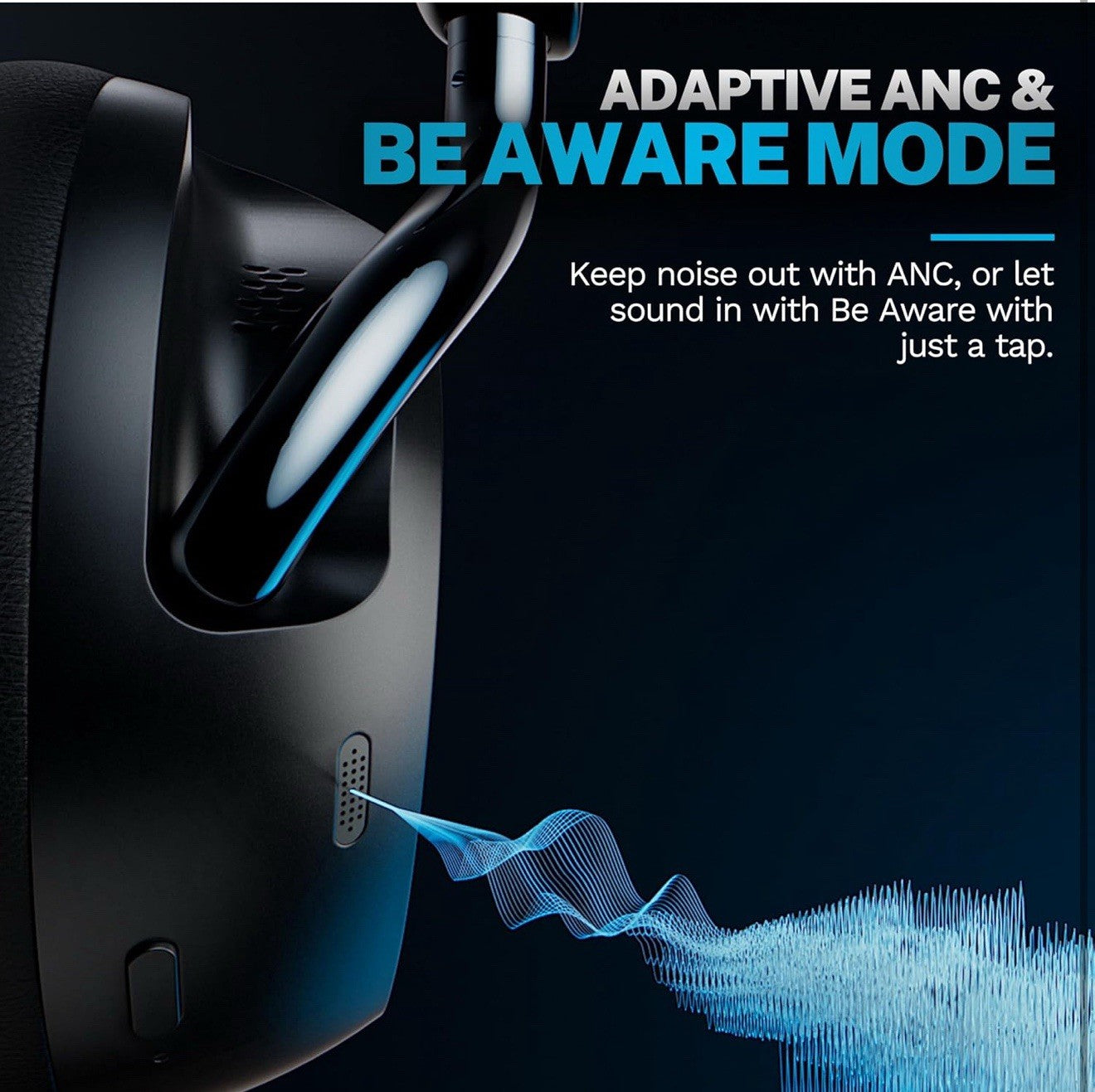 JLab ANC Over-Ear Wireless Headphones