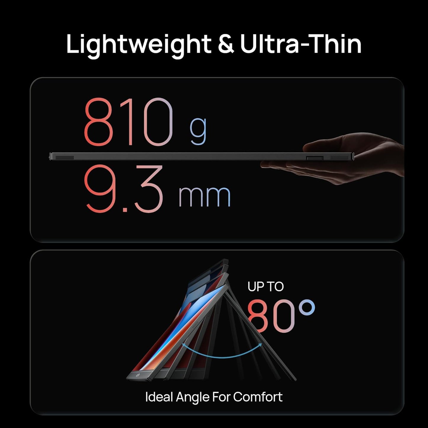 Ultra-Slim 144Hz Gaming Monitor 16.1"