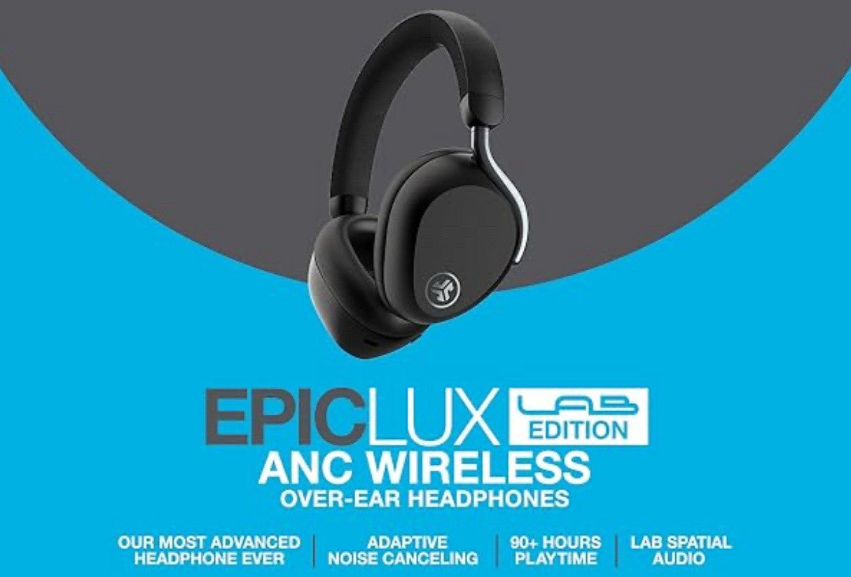 JLab ANC Over-Ear Wireless Headphones