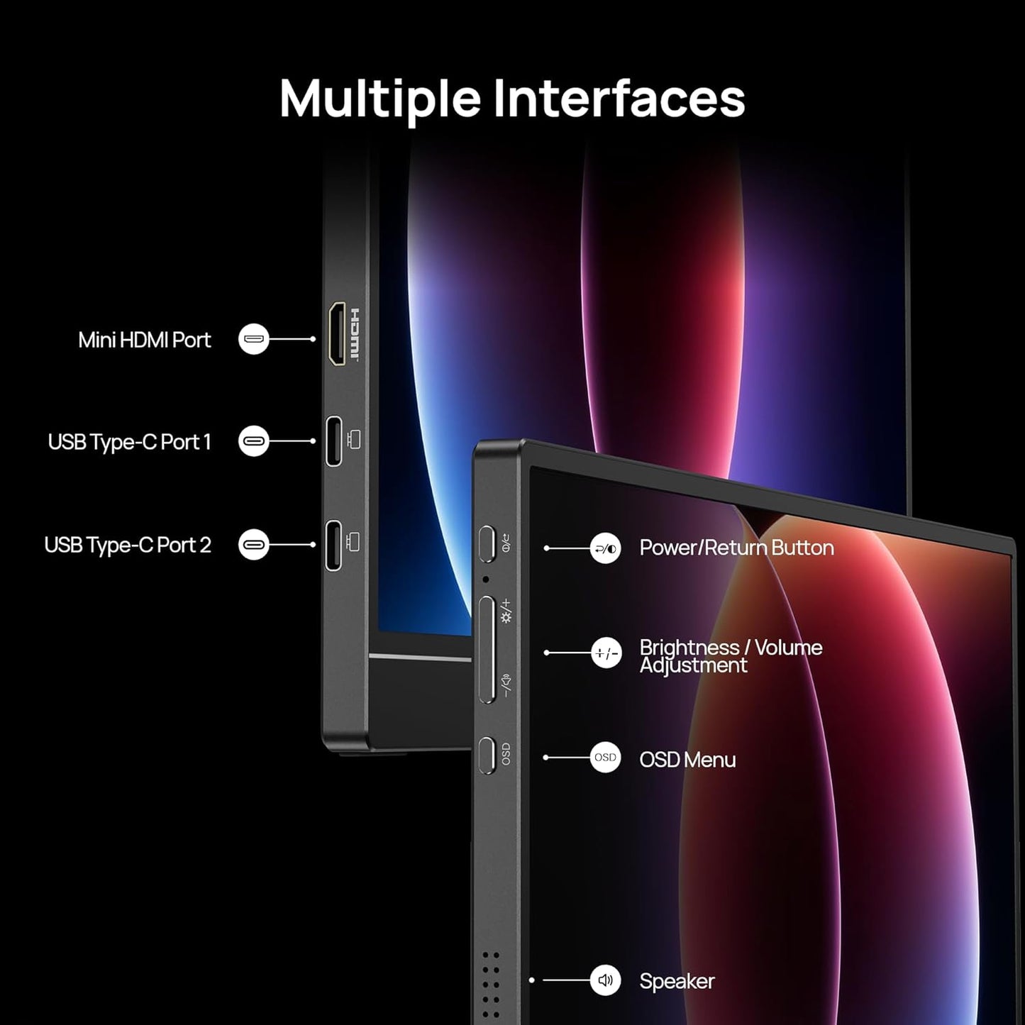 Ultra-Slim 144Hz Gaming Monitor 16.1"