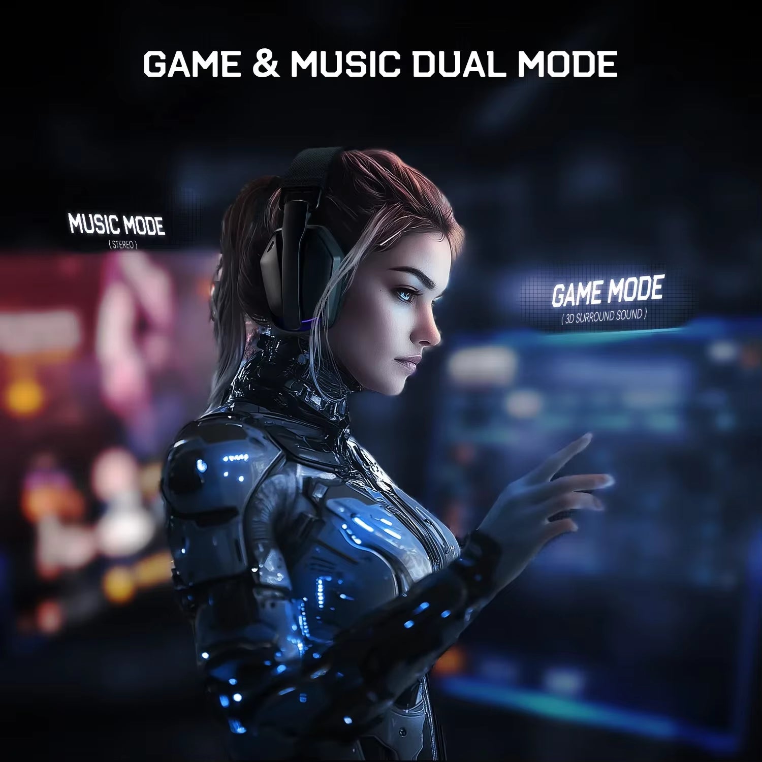 G19BT 2.4G Wireless Gaming Headset