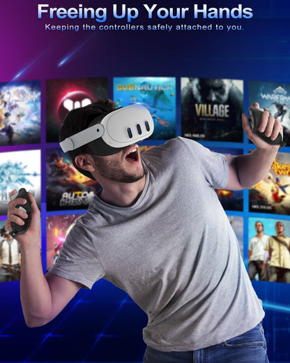 VR Controller Grip Covers for Oculus Quest 3